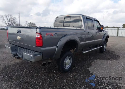 2012 Ford F-250 Lariat из США, поврежденный, VIN 1FT7W2BT1CEC41685
